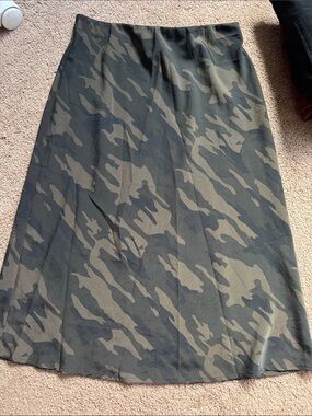 Sanctuary Camo Midi Skirt